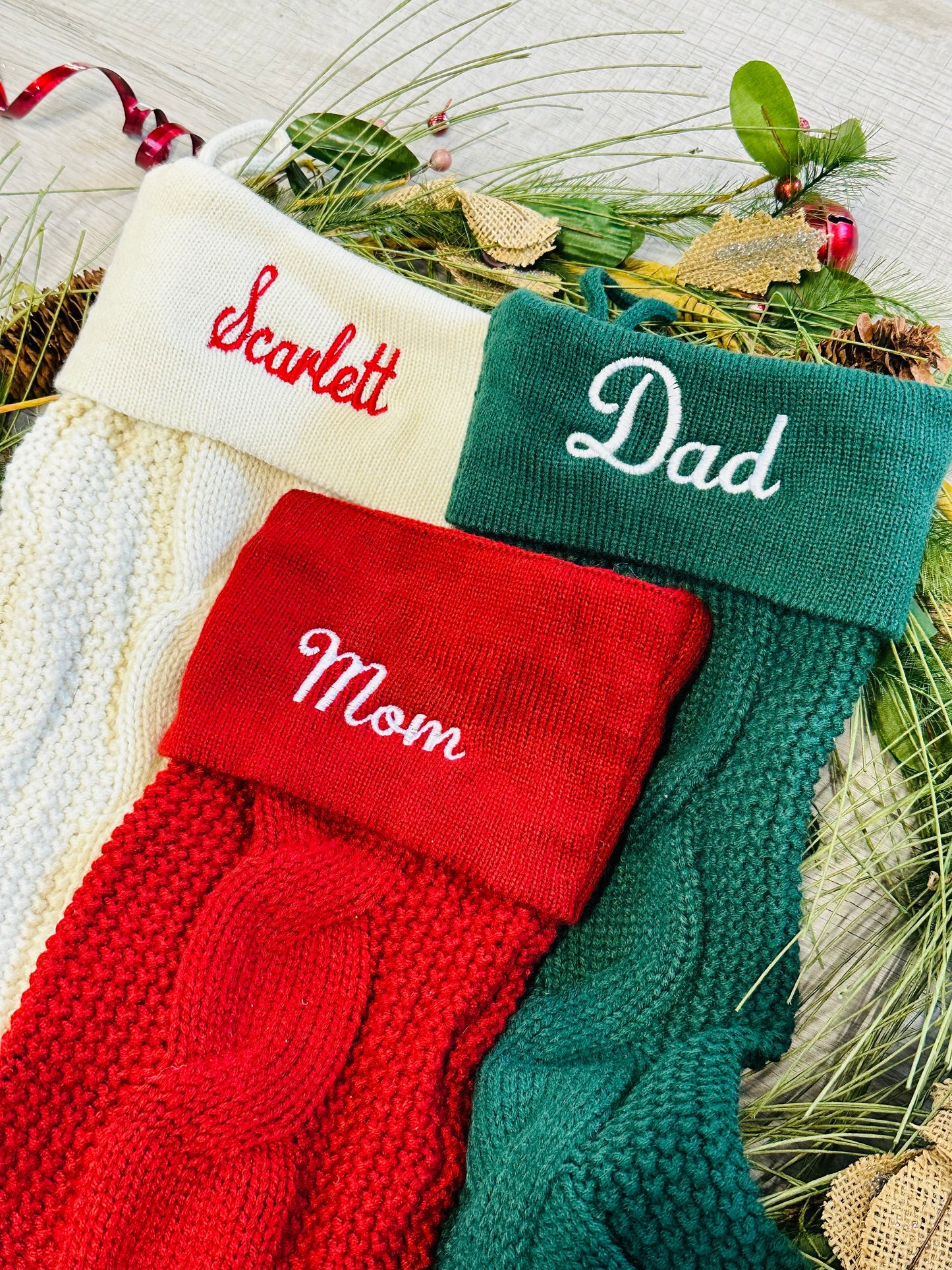 Pre-Order Embroidered Christmas Stockings