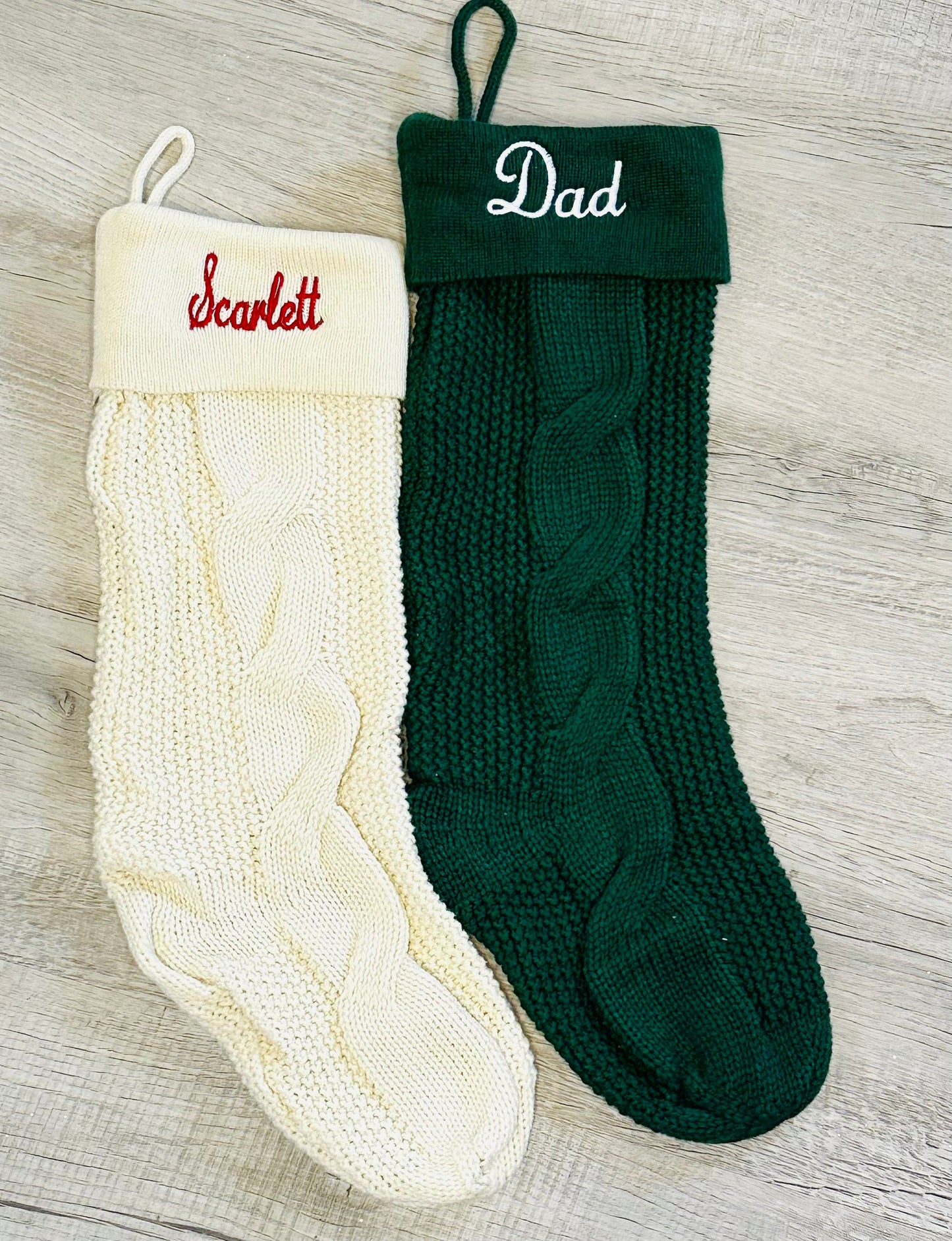 Pre-Order Embroidered Christmas Stockings