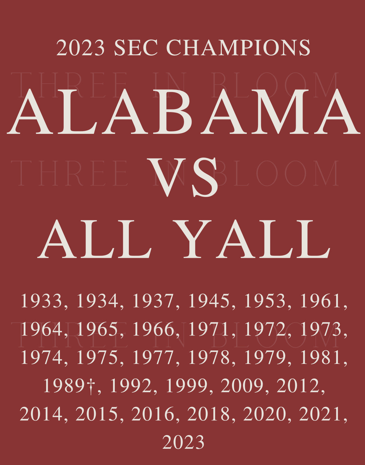 (WS) BAMA VS ALL YALL