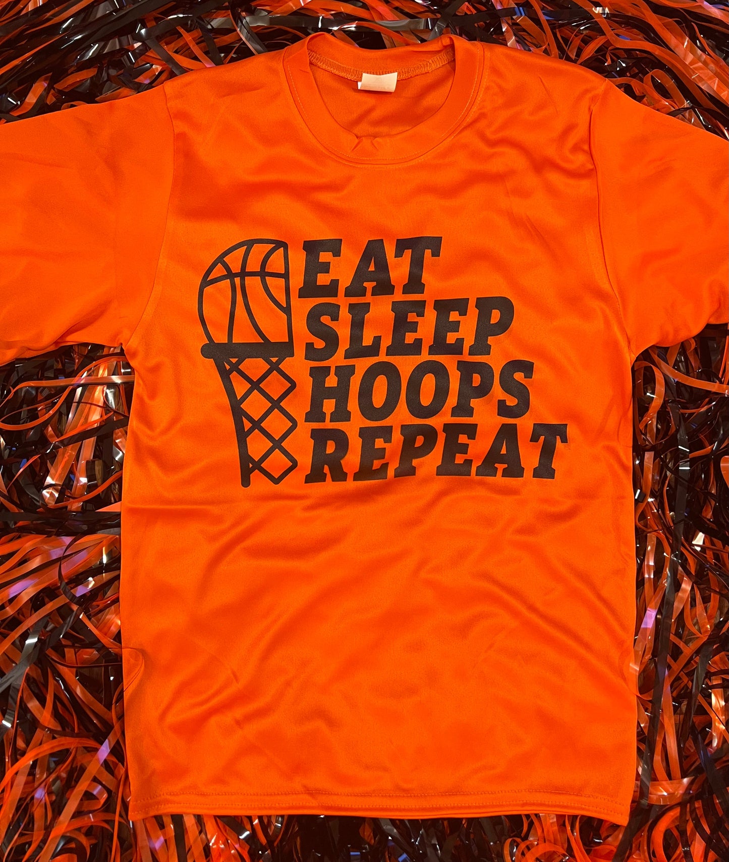 Eat Sleep Hoops Repeat Dri Fit Tee