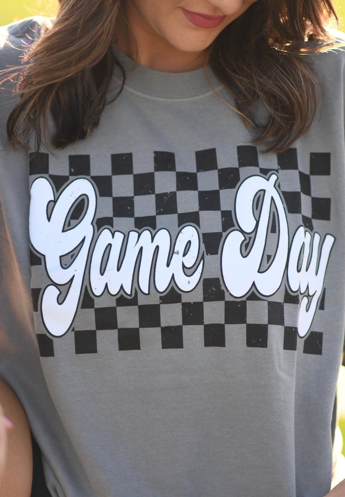 **SALE** RTS Grey Game Day Puff Tee