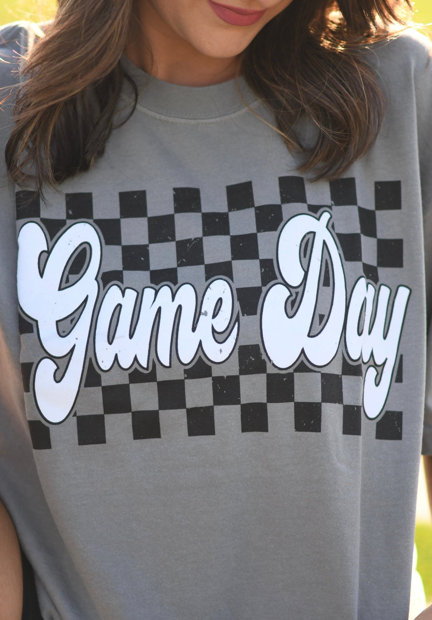 **SALE** RTS Grey Game Day Puff Tee