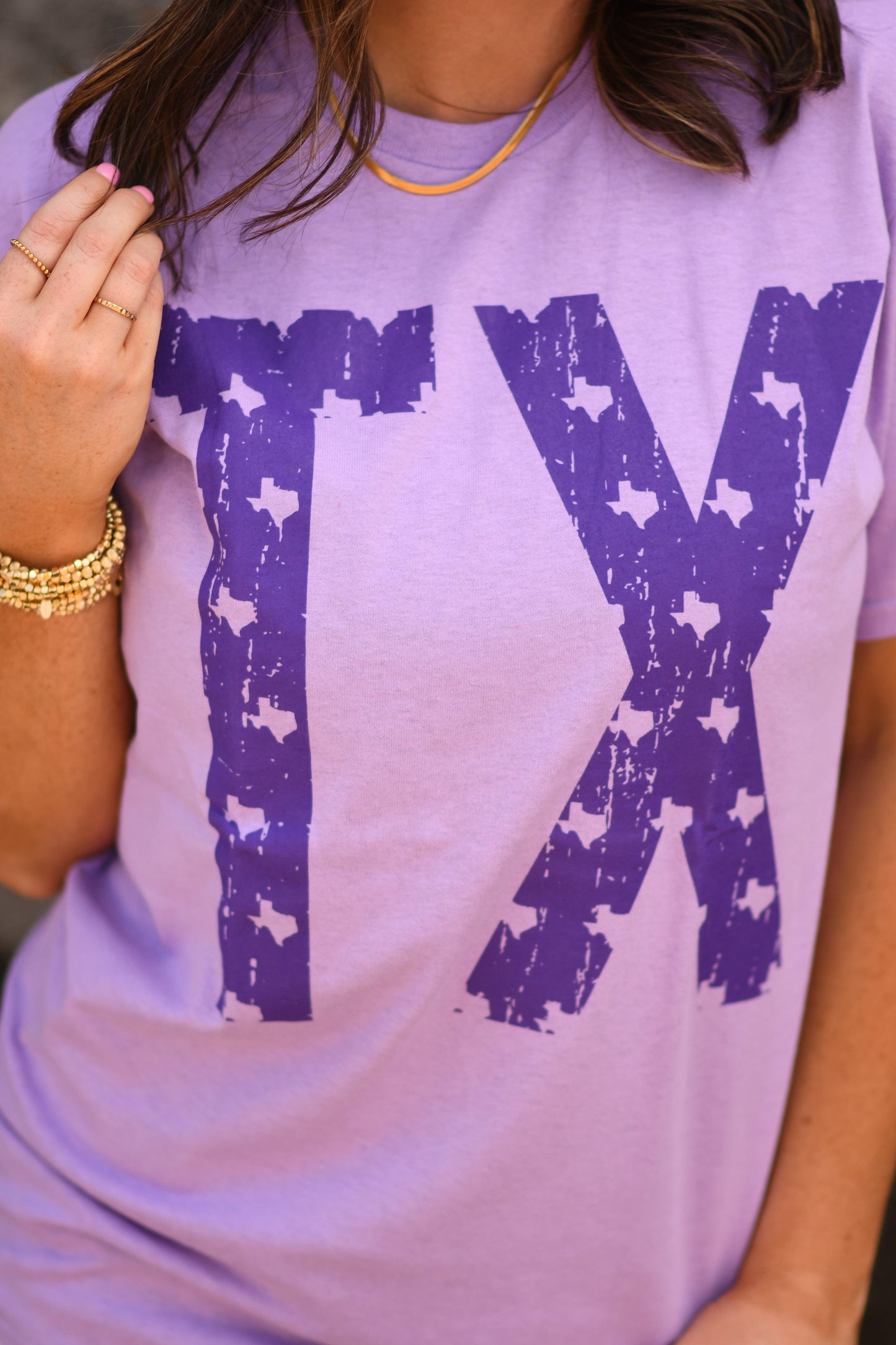 Purple TX Tee