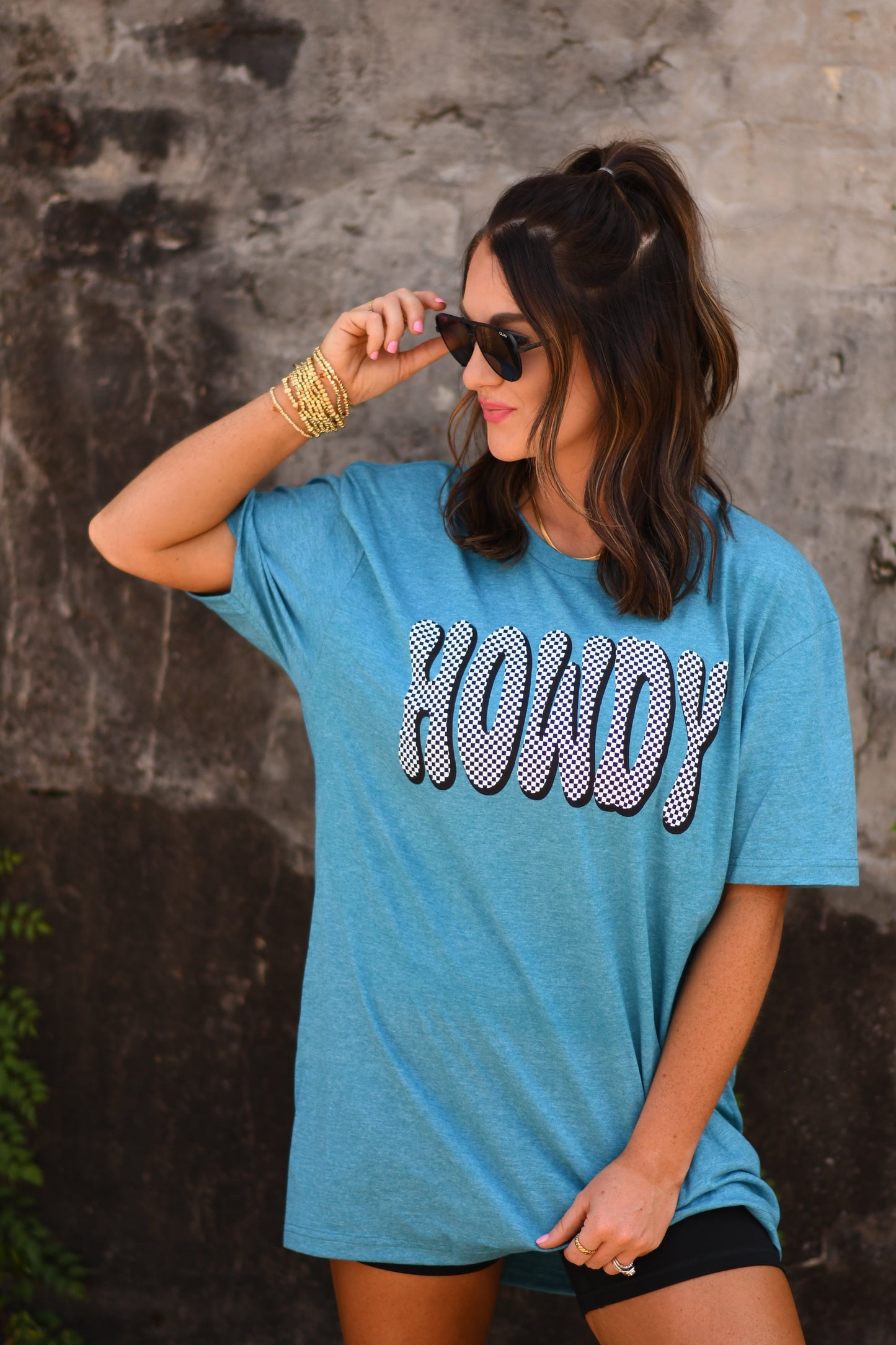 **SALE** RTS Howdy Checkered Tee