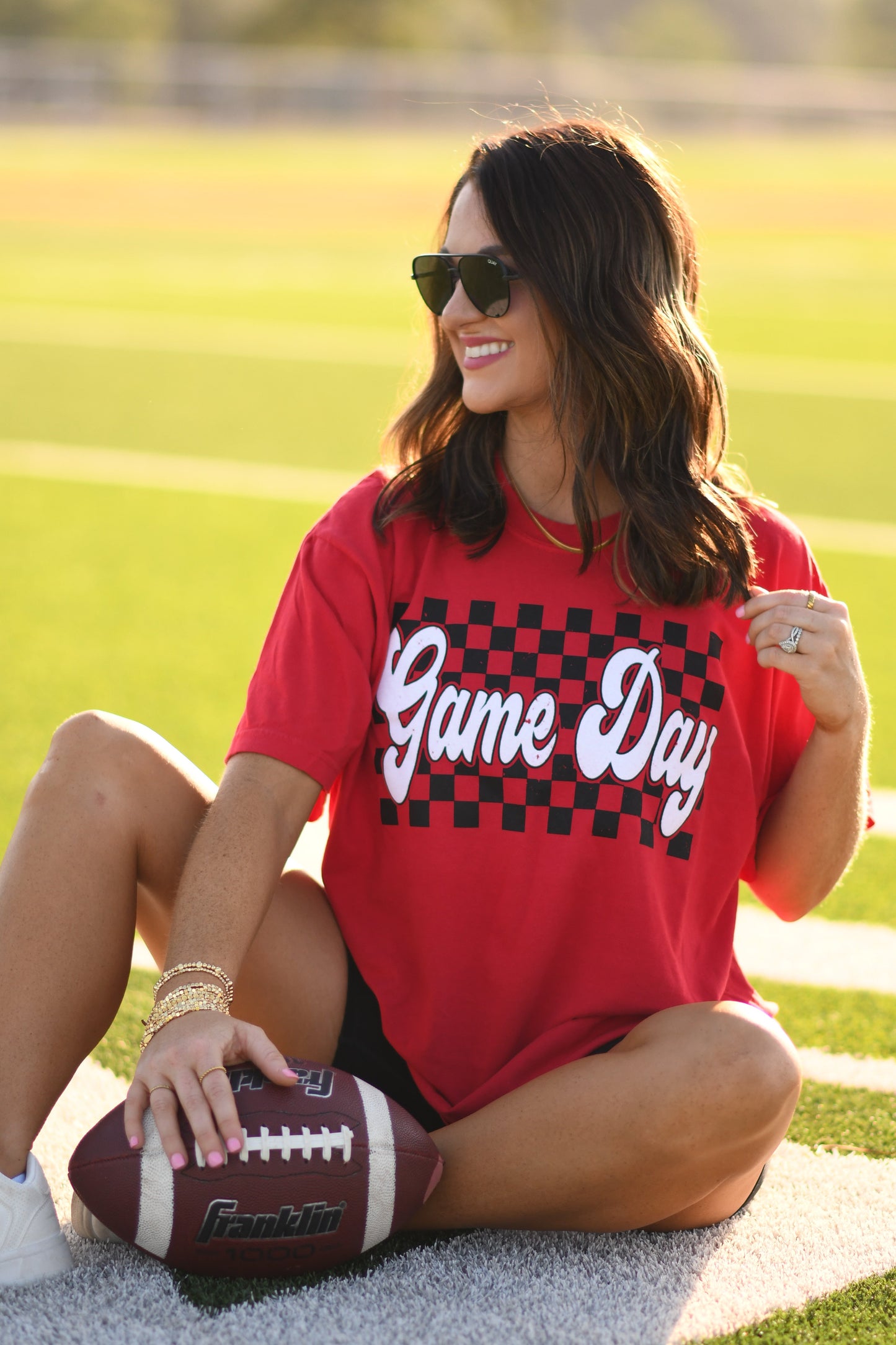 **SALE** RTS Red Game Day Puff Tee