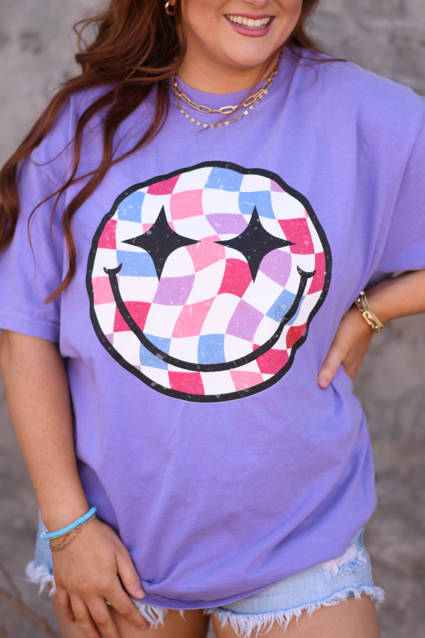 Wild N Out Retro Smiley Tee