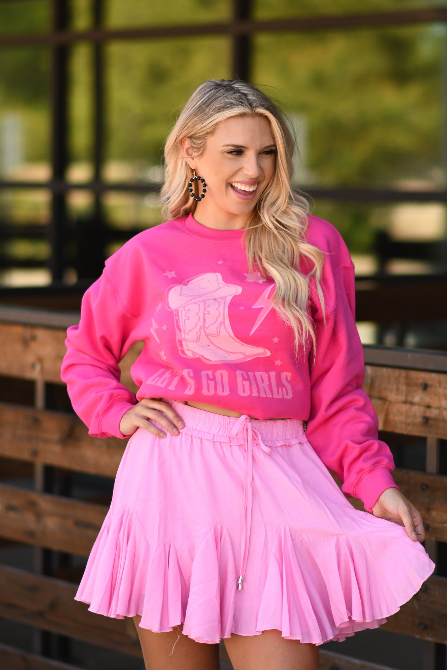 Let’s Go Girls Boots Sweatshirt