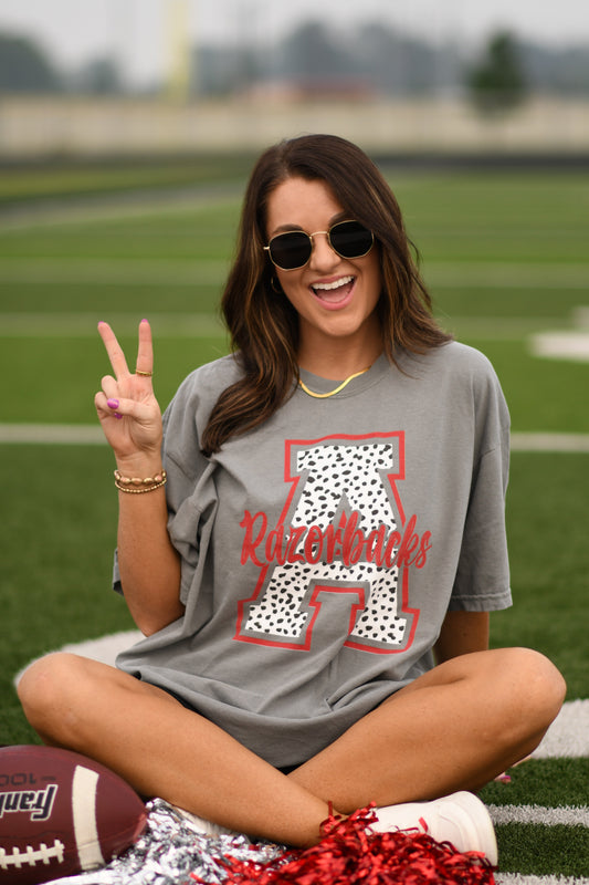 A Razorbacks Dalmatian Tee