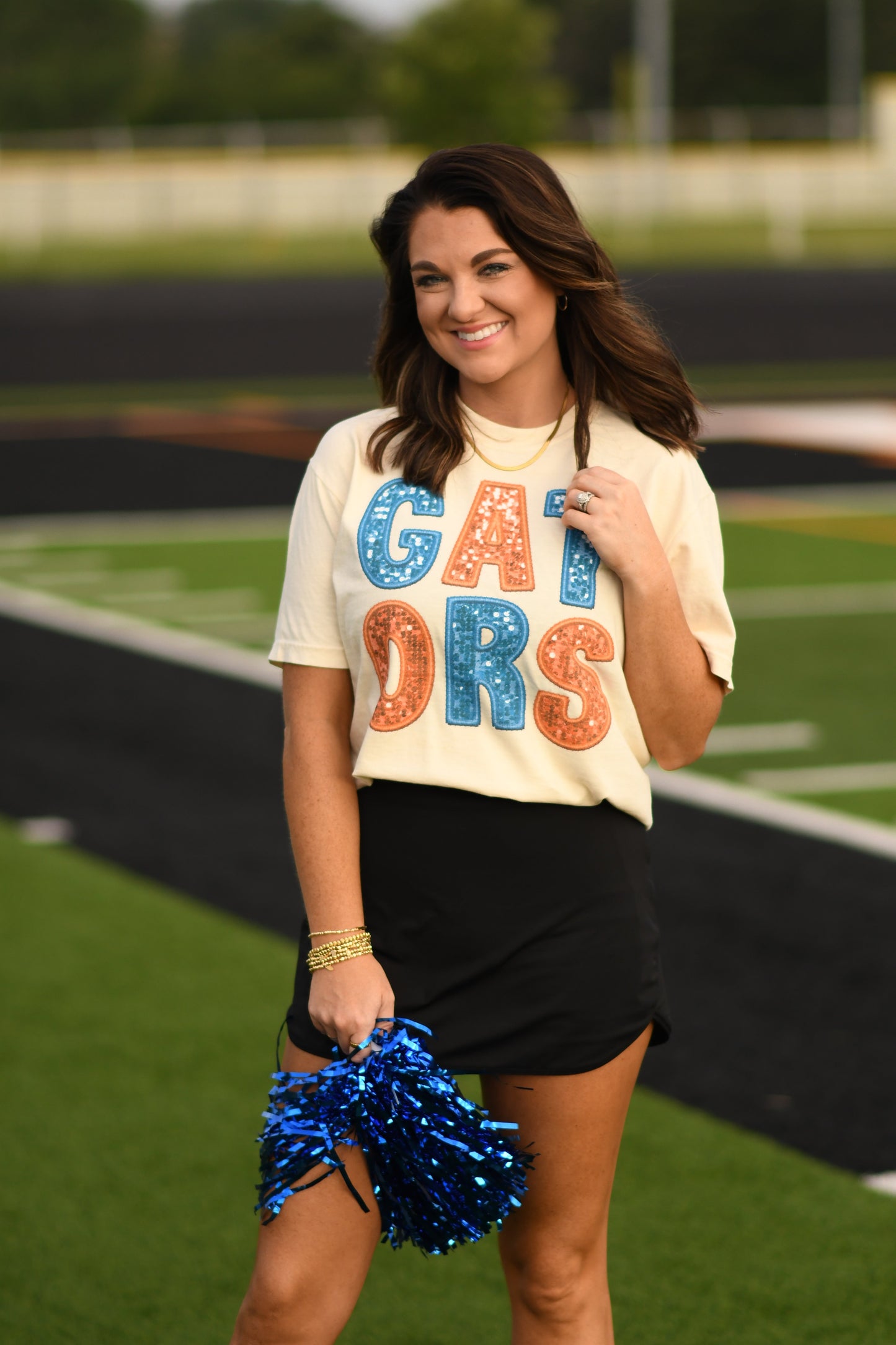 Gators Faux Sequin Tee