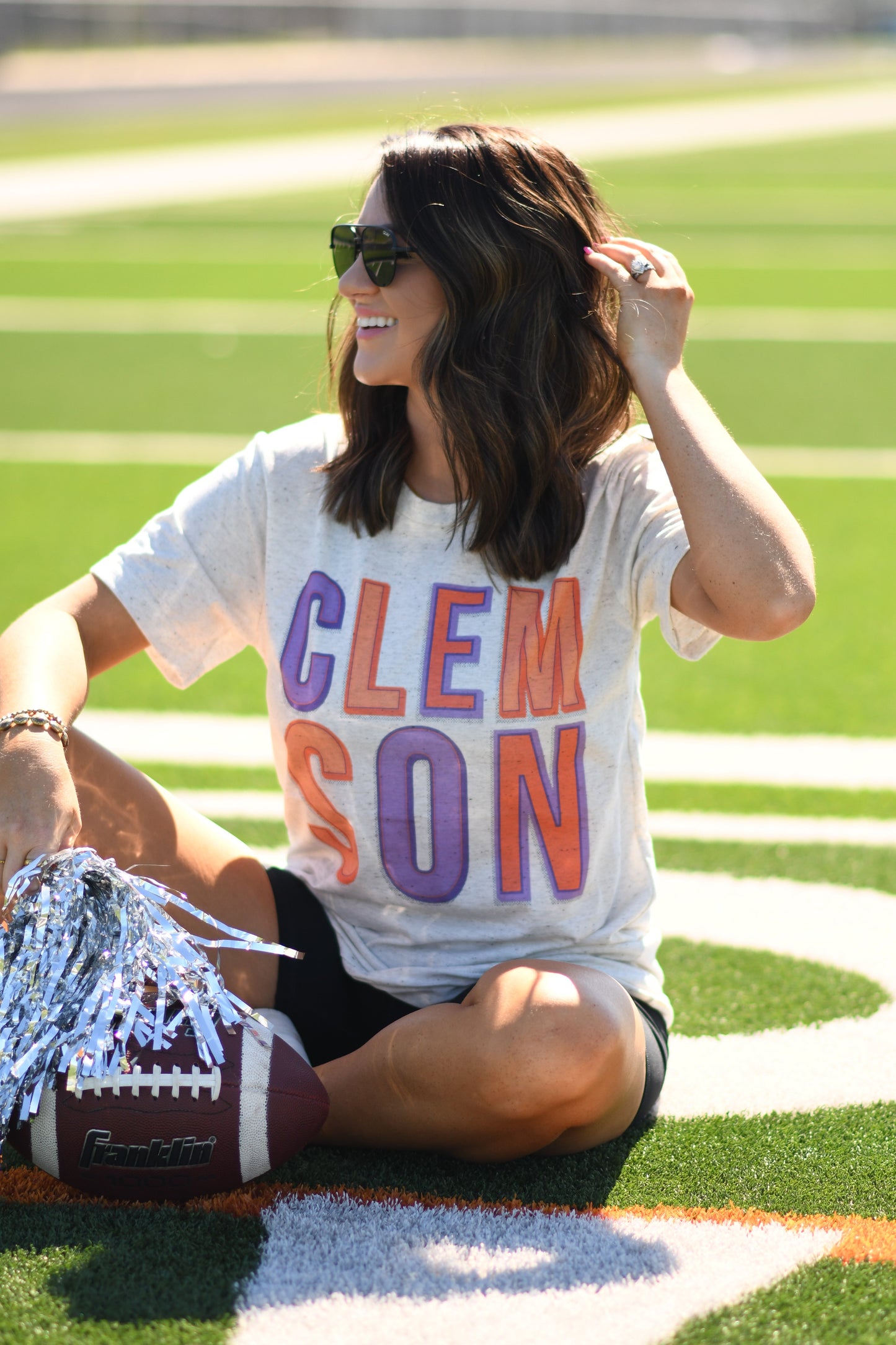 Clemson Colorblock Tee