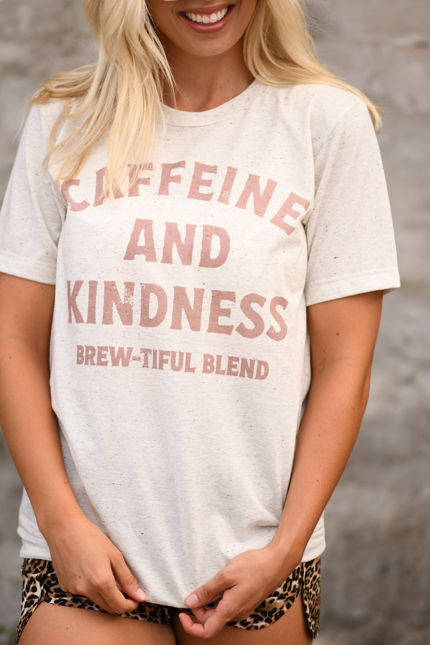 Caffeine And Kindness Tee