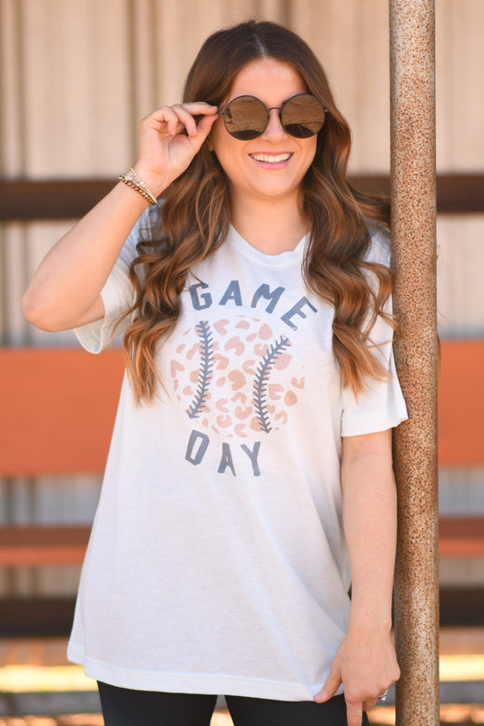 Game Day Leopard Tee