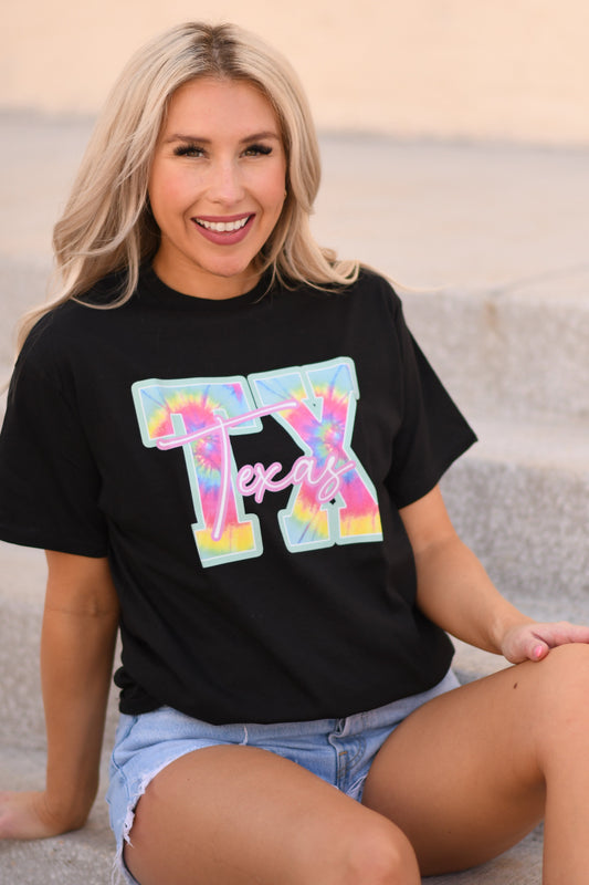 TX Tie Dye Tee