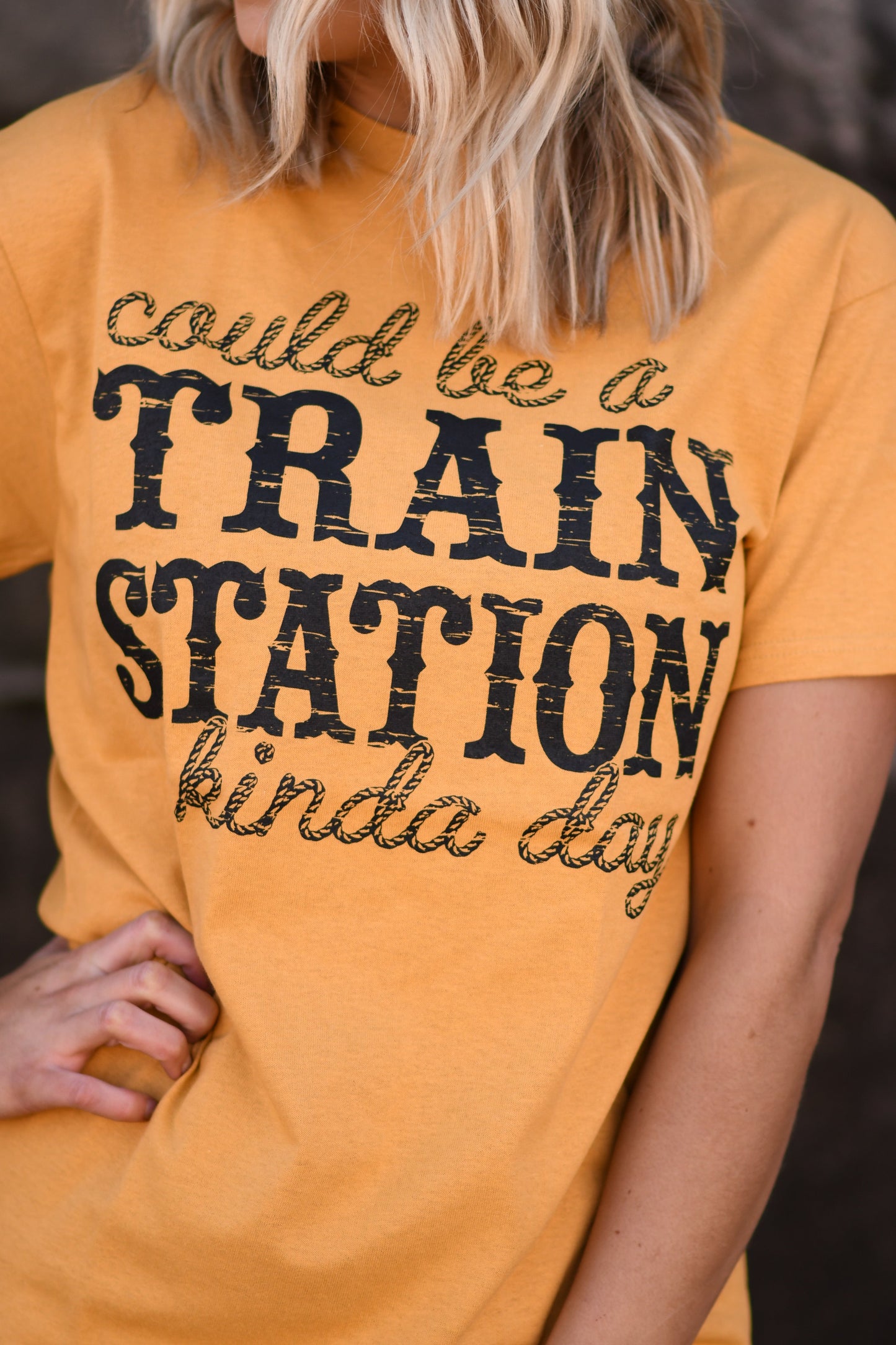 Could Be A Train Station Kinda Day Tee